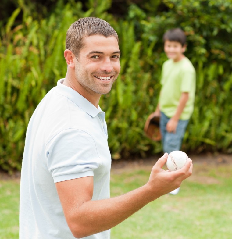 baseball with son